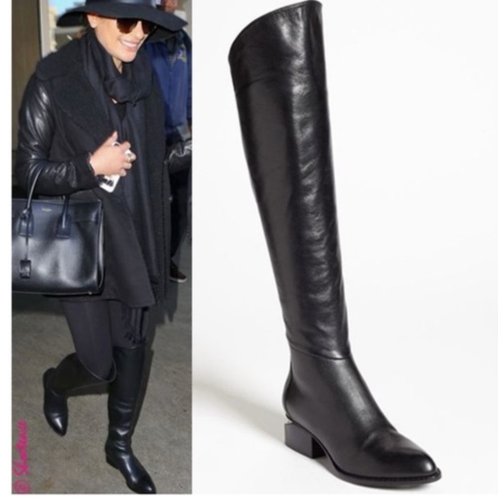 Alexander Wang “Sigrid”Black Over the Knee Boots